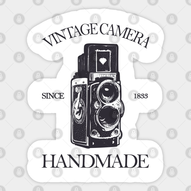 Vintage camera Sticker by aleibanez